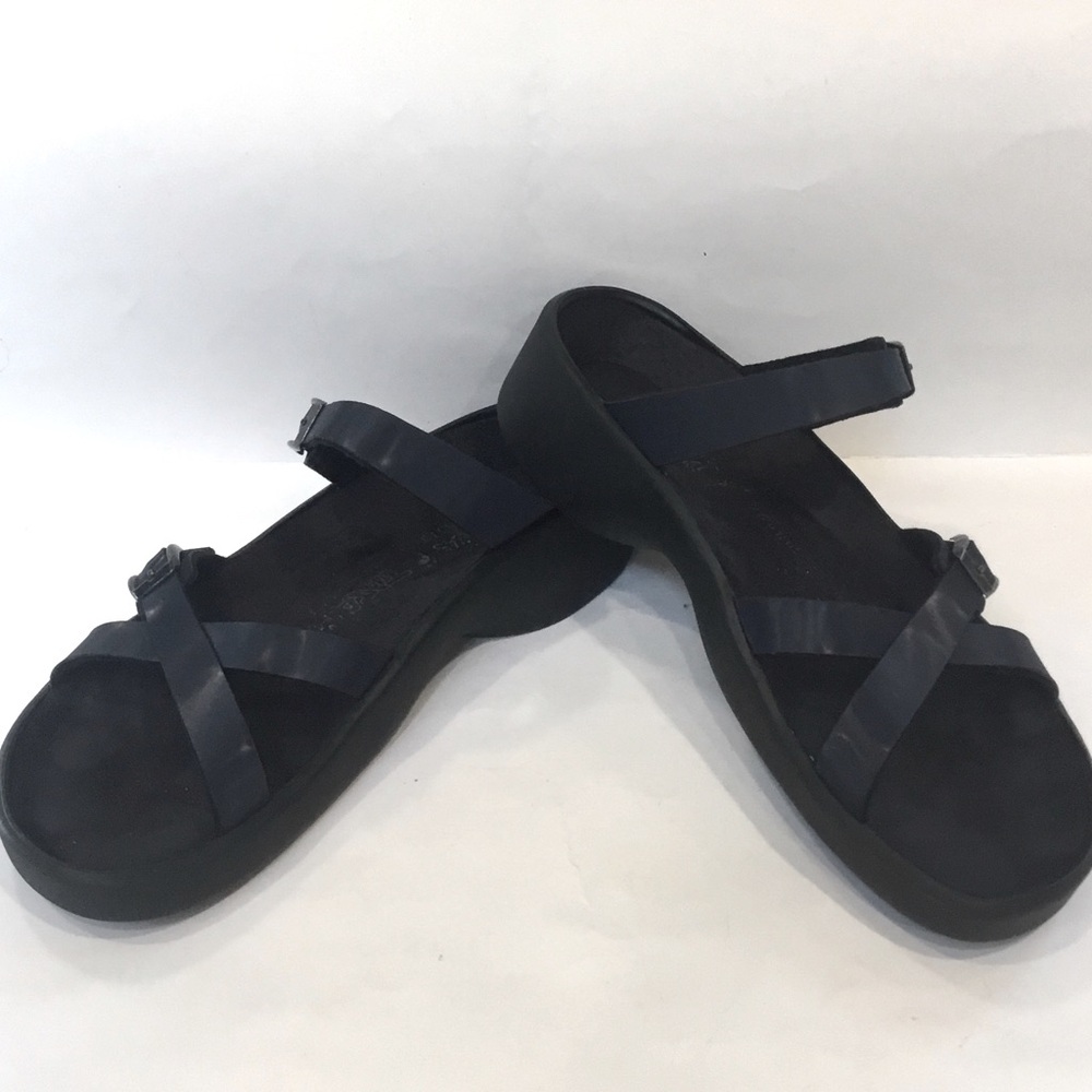 Tatami Birkenstock Women’s Adjustable Strap Sandals, Navy, 7.5